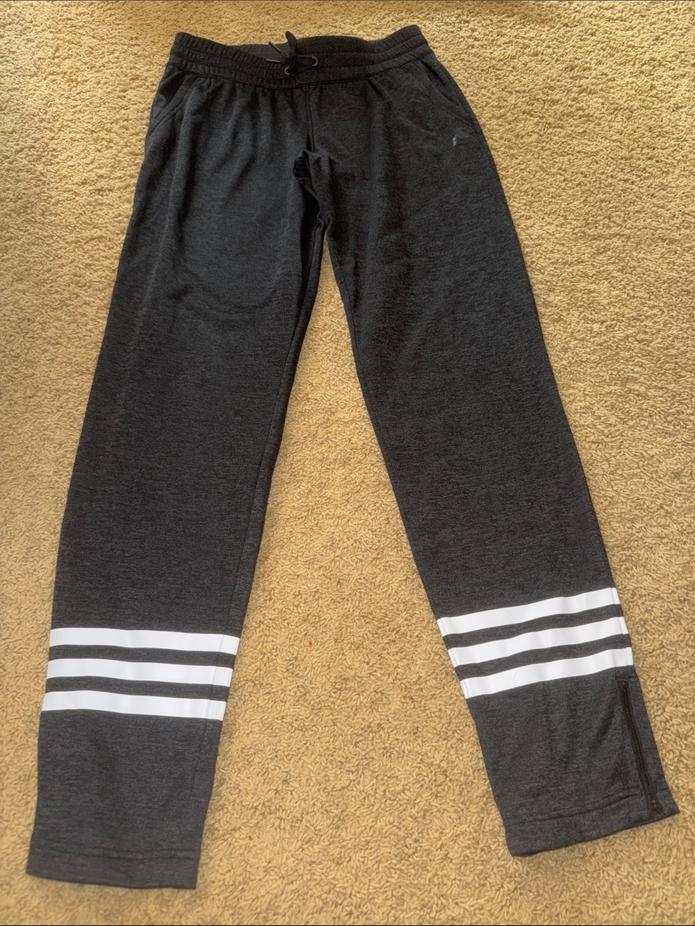 Unisex adidas grey Stripe Lounge Pants